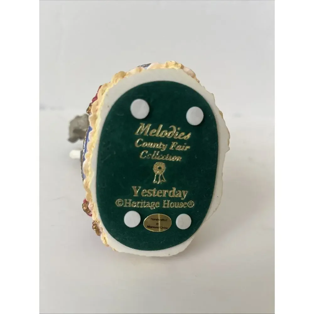 Vintage Heritage House Melodies County Fair Collection Carousel Music Box #2160